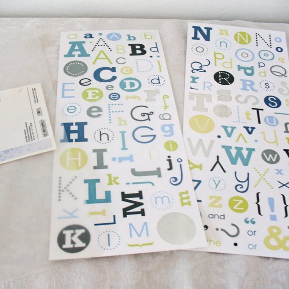 1 pkg Creative Memories Reflections ABC Sticker, 1 pkg Reflections Titles - Picture 4 of 5